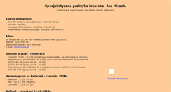 Desktop Screenshot of jan.miczek.pl